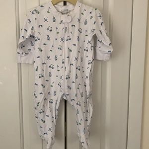 Kissy kissy 9 month zipper one piece